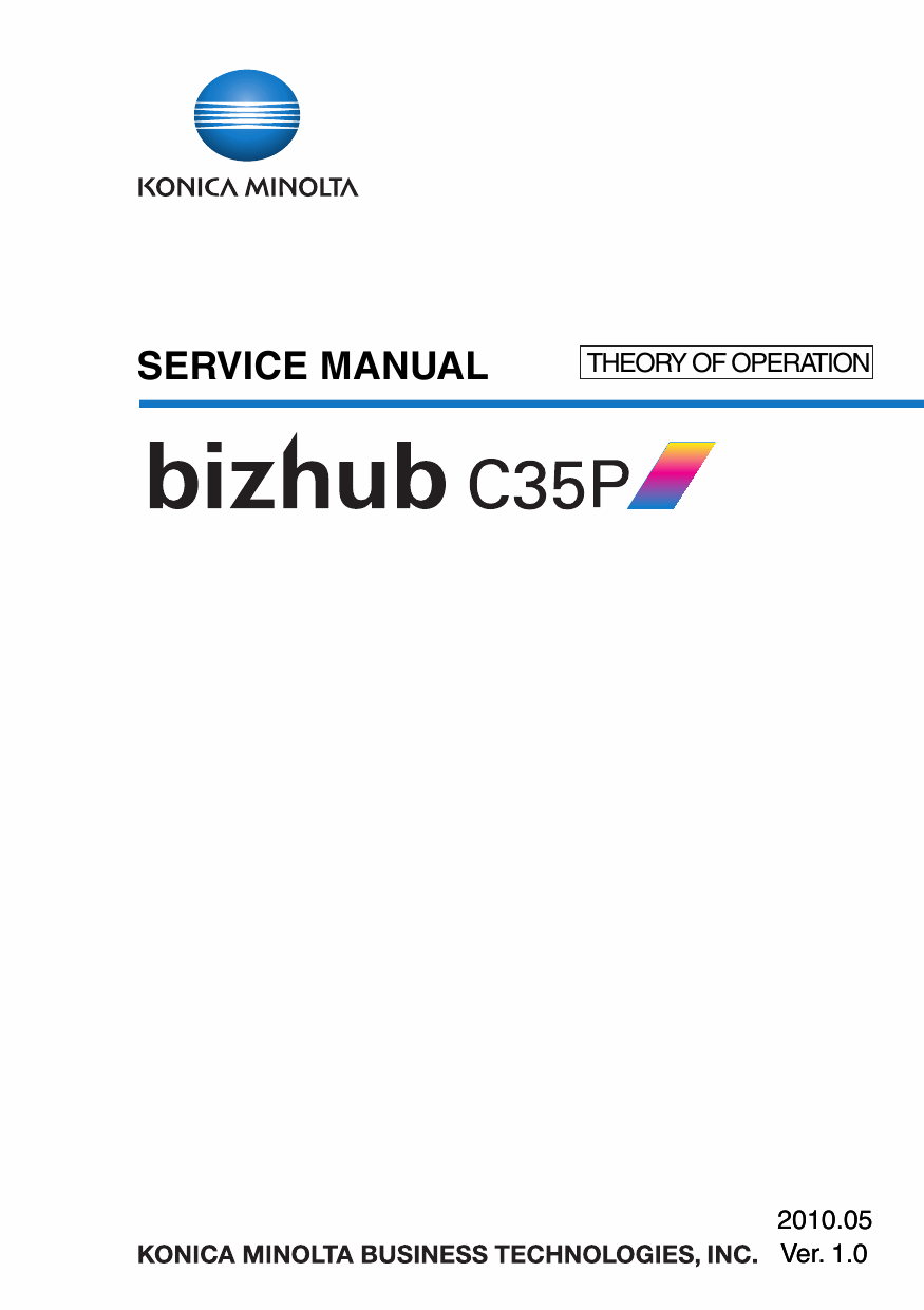 Konica-Minolta bizhub C35P THEORY-OPERATION Service Manual-1